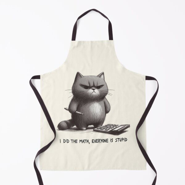 Item preview, Calculating Cat's Verdict designed and sold by RuyaFab.