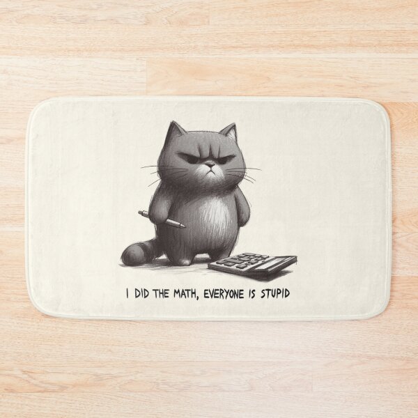 Item preview, Calculating Cat's Verdict designed and sold by RuyaFab.