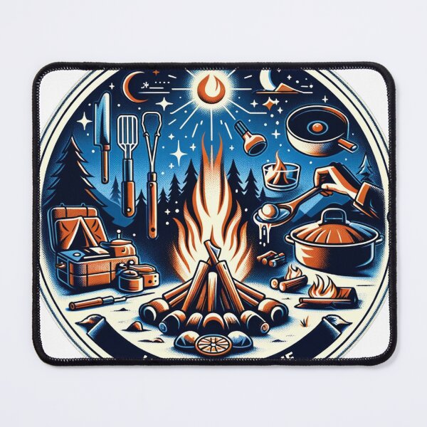 Item preview, Master of the Flames - Campfire Bushcraft designed and sold by rootztoforest.