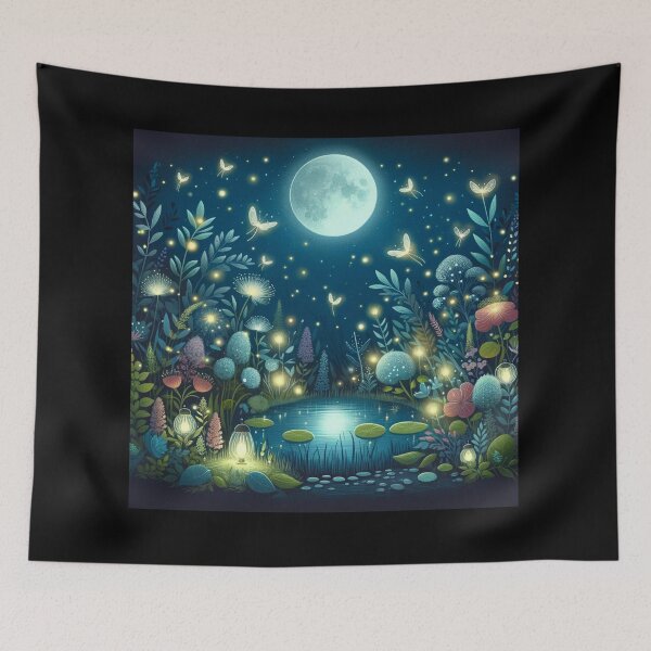 Item preview, Moonlit Enchantment designed and sold by BestArtByArvind.