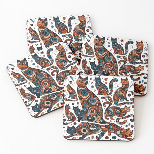 Item preview, Abstract Cat Art designed and sold by Tomasz C.