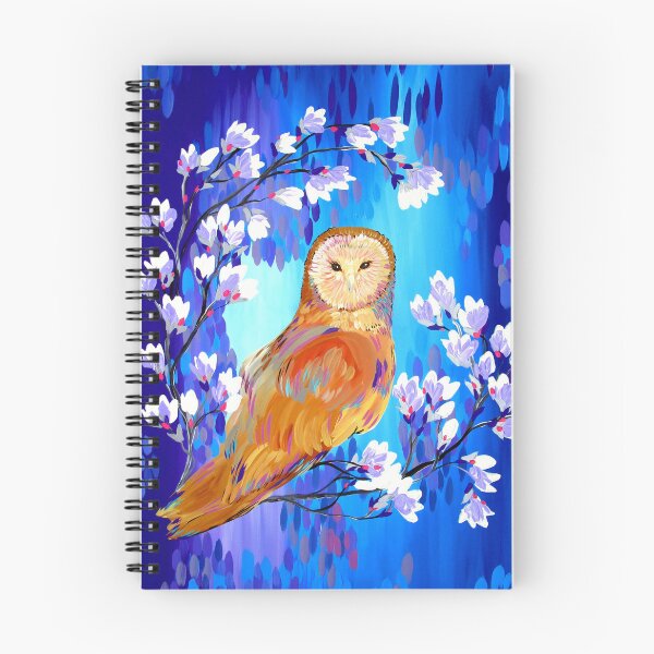 Item preview, Owl with Purple and Blue designed and sold by cathyjacobs.