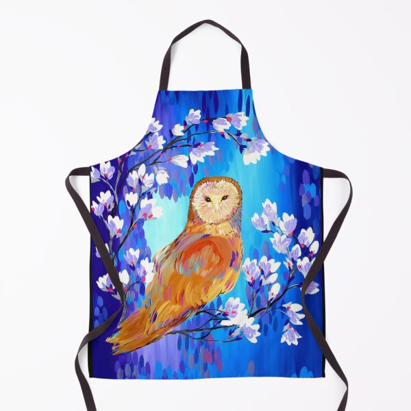 Item preview, Owl with Purple and Blue designed and sold by cathyjacobs.
