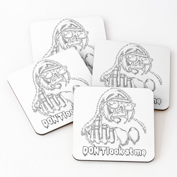 Item preview, Don't look at me sticker designed and sold by Unbranddigitalart.