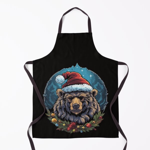 Item preview, Christmas Grizzly Bear designed and sold by creativellashop.