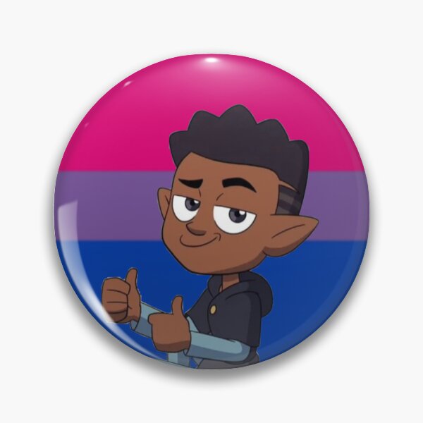 Item preview, Bi gus pride pin designed and sold by Cjscreati0ns.