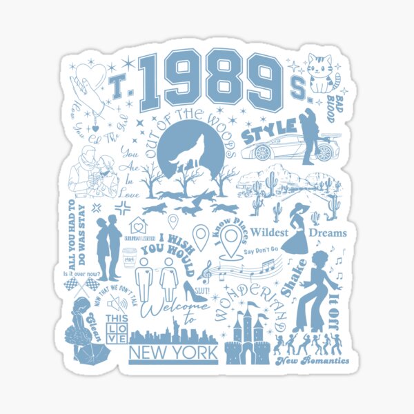 1989 (Taylor's Version), Taylor Swift, Sticker – Paper Luxe