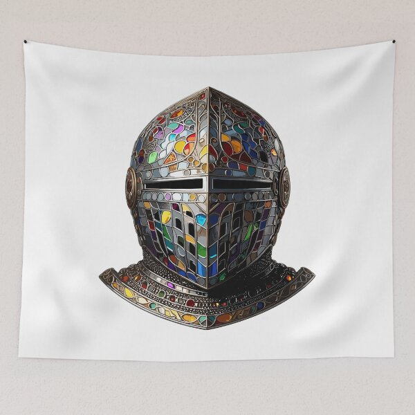 Item preview, Stained Glass Knight Helmet Artistry designed and sold by SCG-designs.