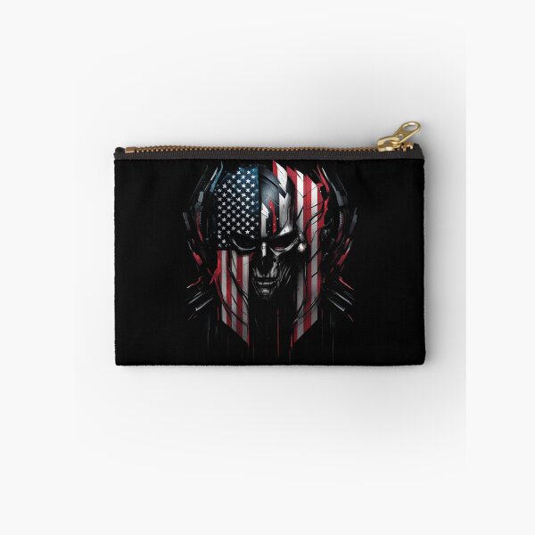 Item preview, American Warrior Skull, Abstract, Flag designed and sold by Burn-Ego.