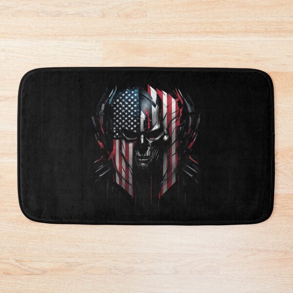 Item preview, American Warrior Skull, Abstract, Flag designed and sold by Burn-Ego.