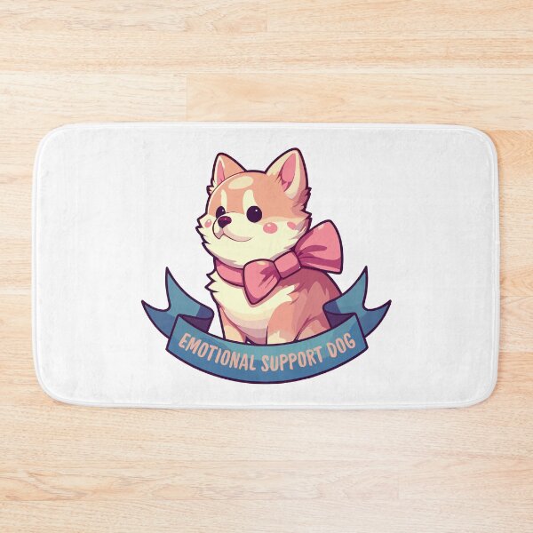 Item preview, Kawaii Emotional Support Dog designed and sold by TomFrontierArt.
