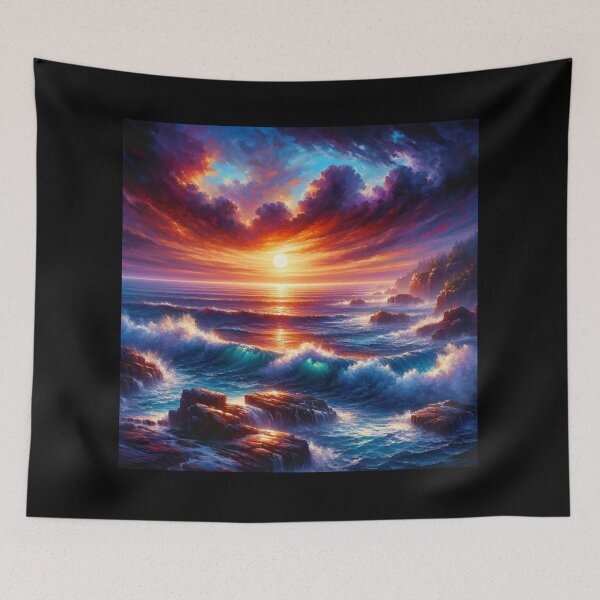 Item preview, Sunset Serenity designed and sold by BestArtByArvind.