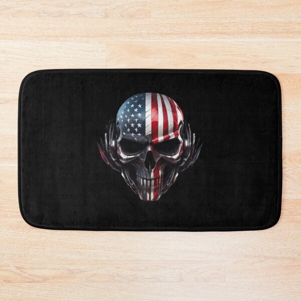 Item preview, American Flag Skull, Abstract, Military designed and sold by Burn-Ego.