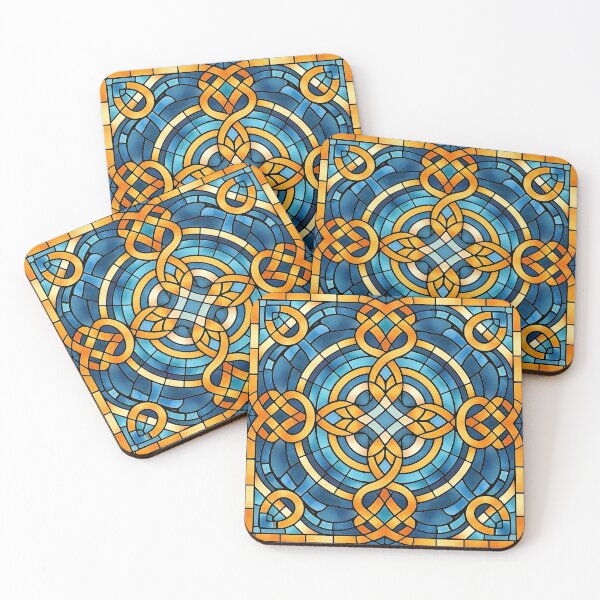 Item preview, Celtic Knot Print 6 | Mosaic Pattern Home Decor designed and sold by PaddyMcKhan.