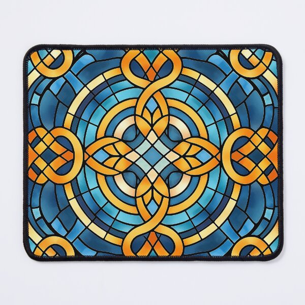 Item preview, Celtic Knot Print 6 | Mosaic Pattern Home Decor designed and sold by PaddyMcKhan.