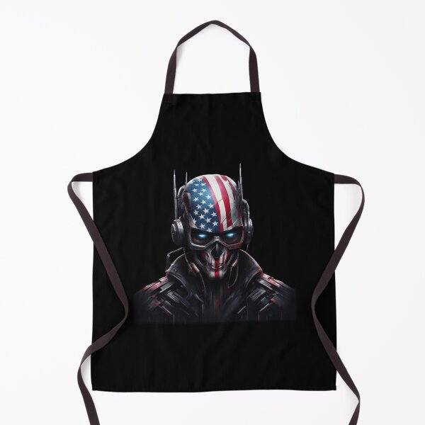 Item preview, Cyber Soldier, American Flag, Abstract, Military designed and sold by Burn-Ego.