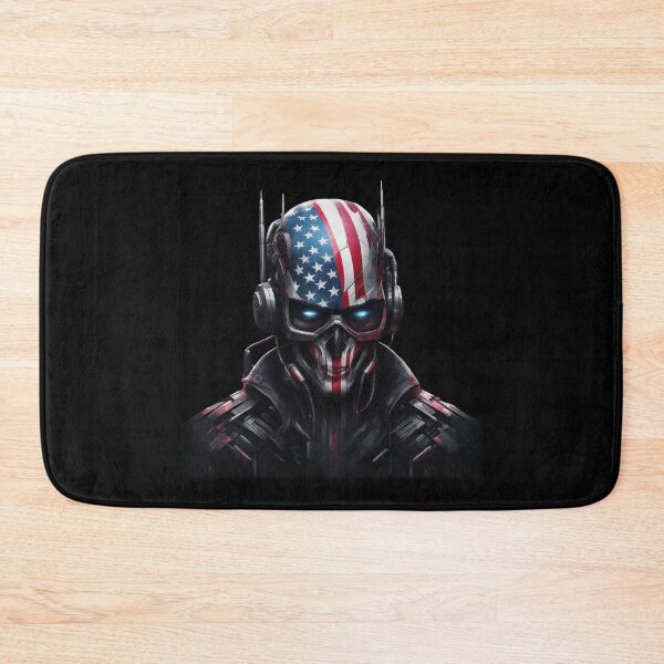 Item preview, Cyber Soldier, American Flag, Abstract, Military designed and sold by Burn-Ego.