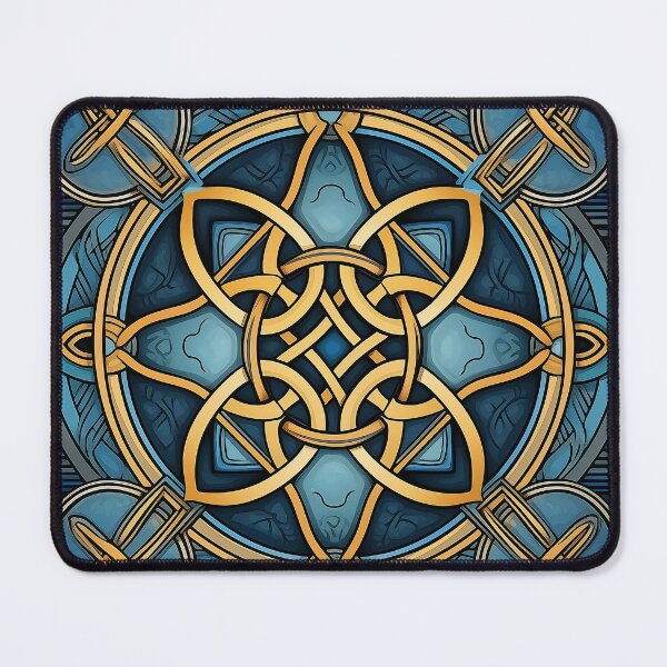 Item preview, Celtic Knot Print 4 | Mosaic Pattern Home Decor designed and sold by PaddyMcKhan.