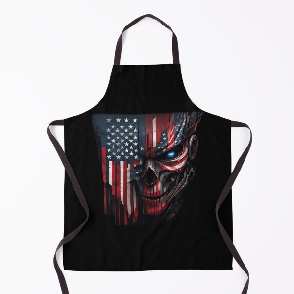 Item preview, American Flag, Cyborg, Abstract, Military designed and sold by Burn-Ego.