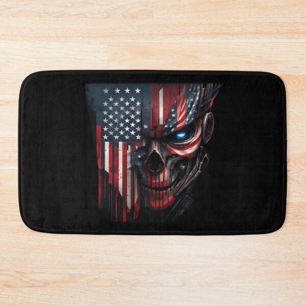 Item preview, American Flag, Cyborg, Abstract, Military designed and sold by Burn-Ego.