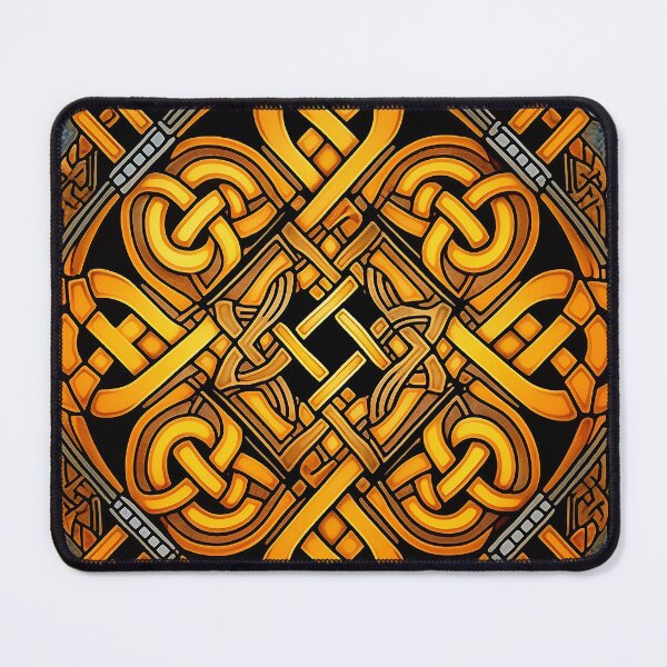 Item preview, Celtic Knot Print 7 | Mosaic Pattern Home Decor designed and sold by PaddyMcKhan.