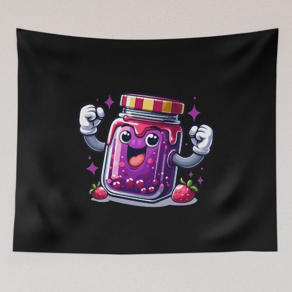Item preview, Jam-Packed Joy: Happy Fruit Extravaganza designed and sold by Djicooo.