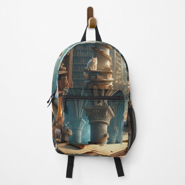 Item preview, The Ancient Cat library designed and sold by Brennan Artistry.