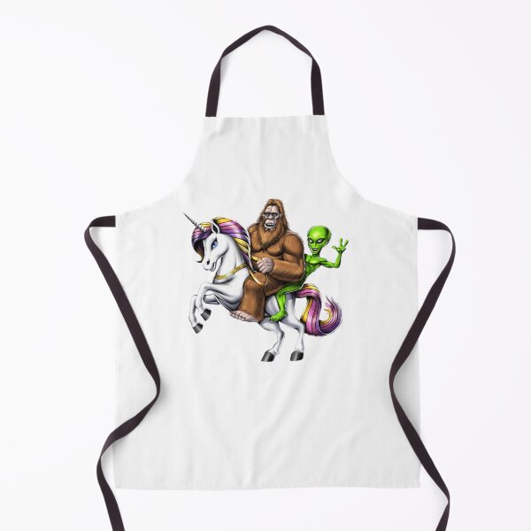 Item preview, Bigfoot Alien Riding Unicorn designed and sold by underheaven.