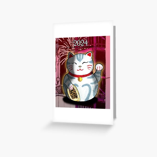 Chat géant tirelire japonais, MANEKINEKO, patte gauche