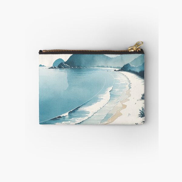 Item preview, Da Nang White-Sand Beach, Da Nang, Vietnam, Watercolor designed and sold by ArtfulMiller.