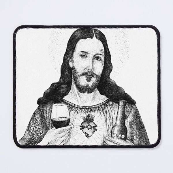 Item preview, Jesus with vine and beer designed and sold by Girlbytheriver.