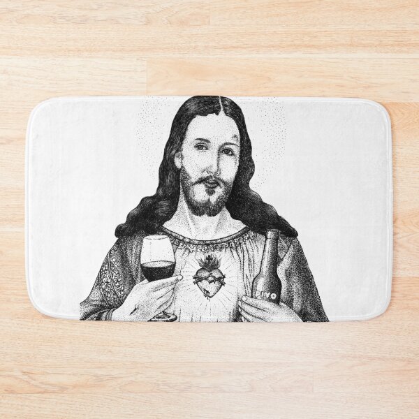 Item preview, Jesus with vine and beer designed and sold by Girlbytheriver.