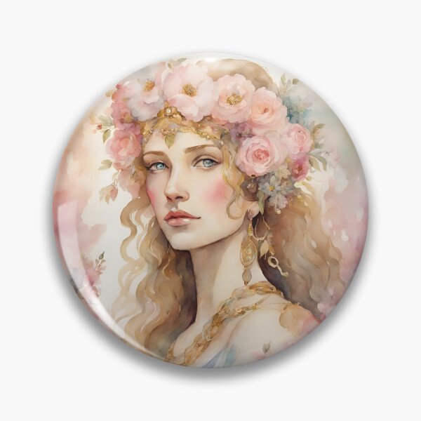Item preview, Beautiful Goddess Persephone Lore Olympus Fanart Art Drawing designed and sold by TheLocoShop.