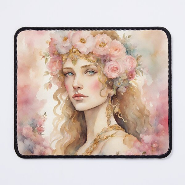 Item preview, Beautiful Goddess Persephone Lore Olympus Fanart Art Drawing designed and sold by TheLocoShop.