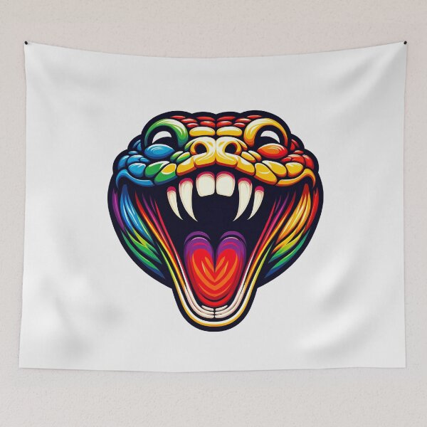 Item preview, Happy Snake Colorful designed and sold by LoviDesign.