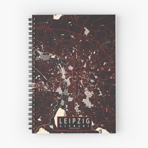 Item preview, Leipzig City Map of Saxony, Germany - Vector designed and sold by deMAP.