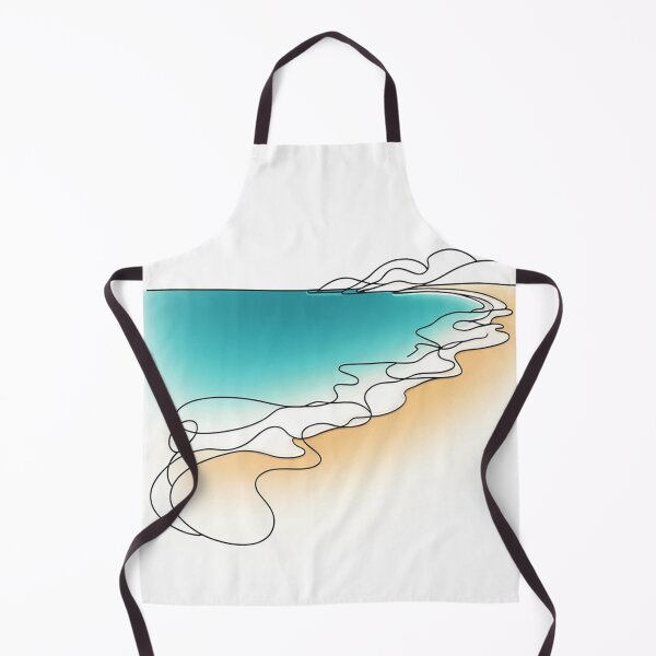Item preview, Grand Anse Beach, Grenada, Single Line Artwork designed and sold by ArtfulMiller.