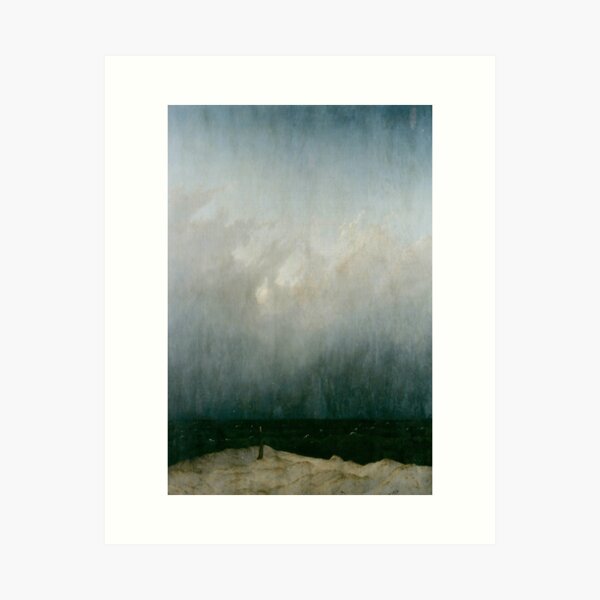 Artikel-Vorschau von Mönch am Meer -1810- Caspar David Friedrich, designt und verkauft von THASSON.