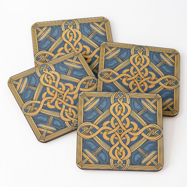 Item preview, Celtic Knot Print 9 | Mosaic Pattern Home Decor designed and sold by PaddyMcKhan.