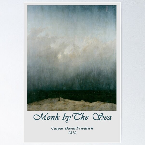 Artikel-Vorschau von Mönch am Meer -1810- Caspar David Friedrich, designt und verkauft von THASSON.