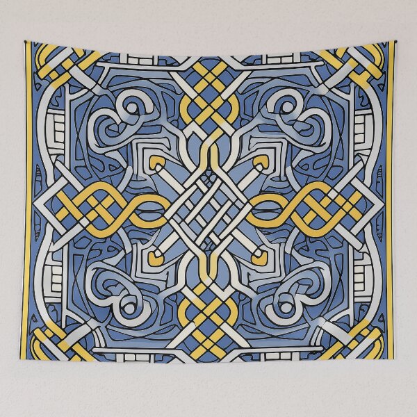 Item preview, Celtic Knot Print 13 | Mosaic Pattern Home Decor designed and sold by PaddyMcKhan.