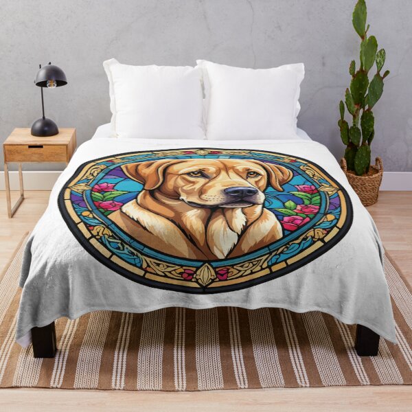 Item preview, Labrador Retriever Stained Glass Portrait designed and sold by SCG-designs.