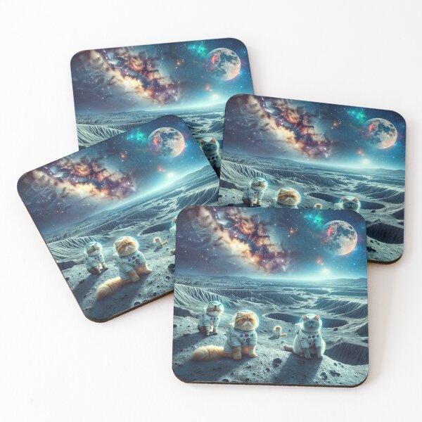 Item preview, Moon Cats designed and sold by Brennan Artistry.