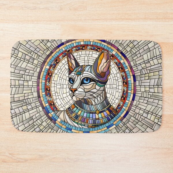 Item preview, Egyptian Cat -Mosaic Art designed and sold by k9printart.