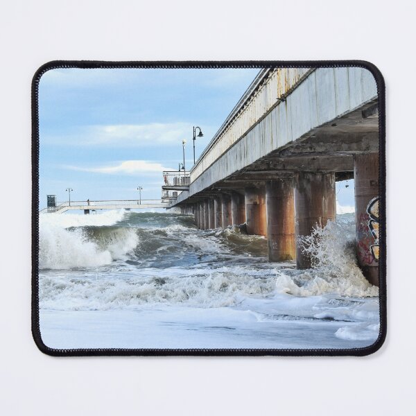 Item preview, Waves Splash Under Bridge designed and sold by Anastasia Kaneva.