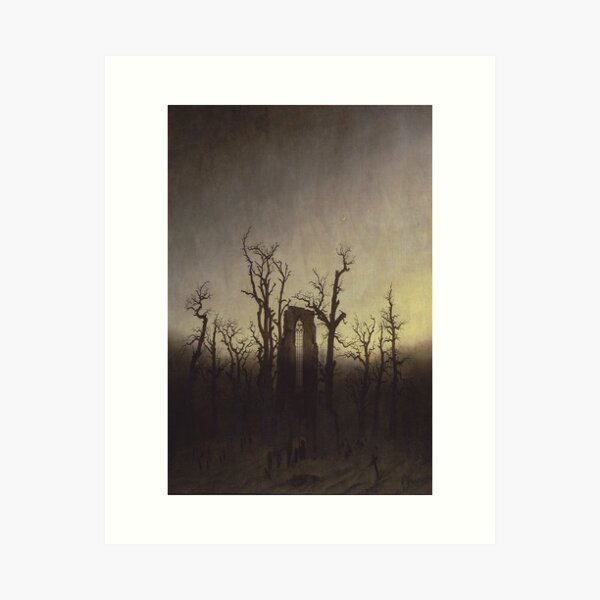 Artikel-Vorschau von Die Abtei im Eichenwald – 1810 – Caspar David Friedrich, designt und verkauft von THASSON.