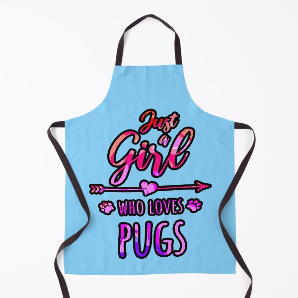 Item preview, Just a Girl Who Loves Pugs designed and sold by creativerooney.