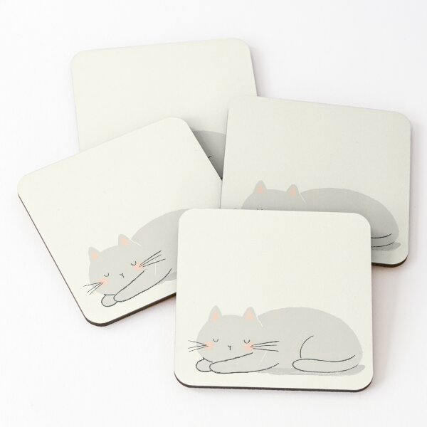 Item preview, Contented Cat Nap designed and sold by kiokuso.