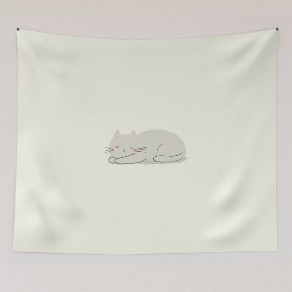 Item preview, Contented Cat Nap designed and sold by kiokuso.