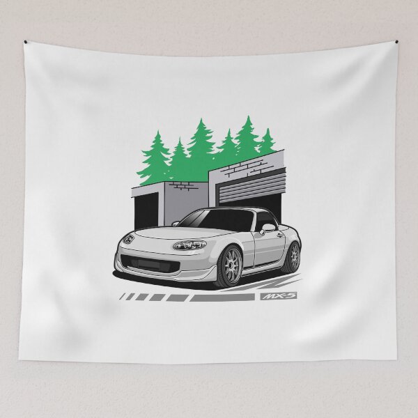 Item preview, Mazda MX-5 White Version designed and sold by vektoranda.